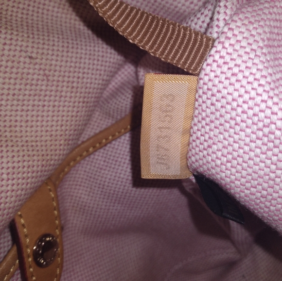 Vintage Dooney & Bourke Dual Handle Shoulder Strap Large Totebag Brown - Picture 10 of 16